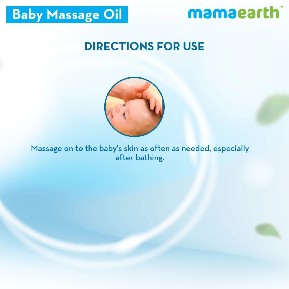 Soothing Massage Oil for Babies with Sesame, Almond and Jojoba Oil, 200 ml-7.webp